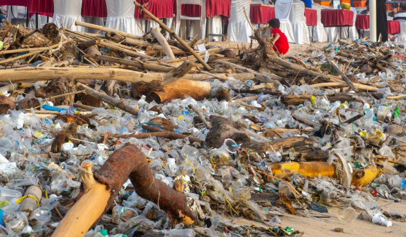 Seasonal Bali Beach Trash Flood